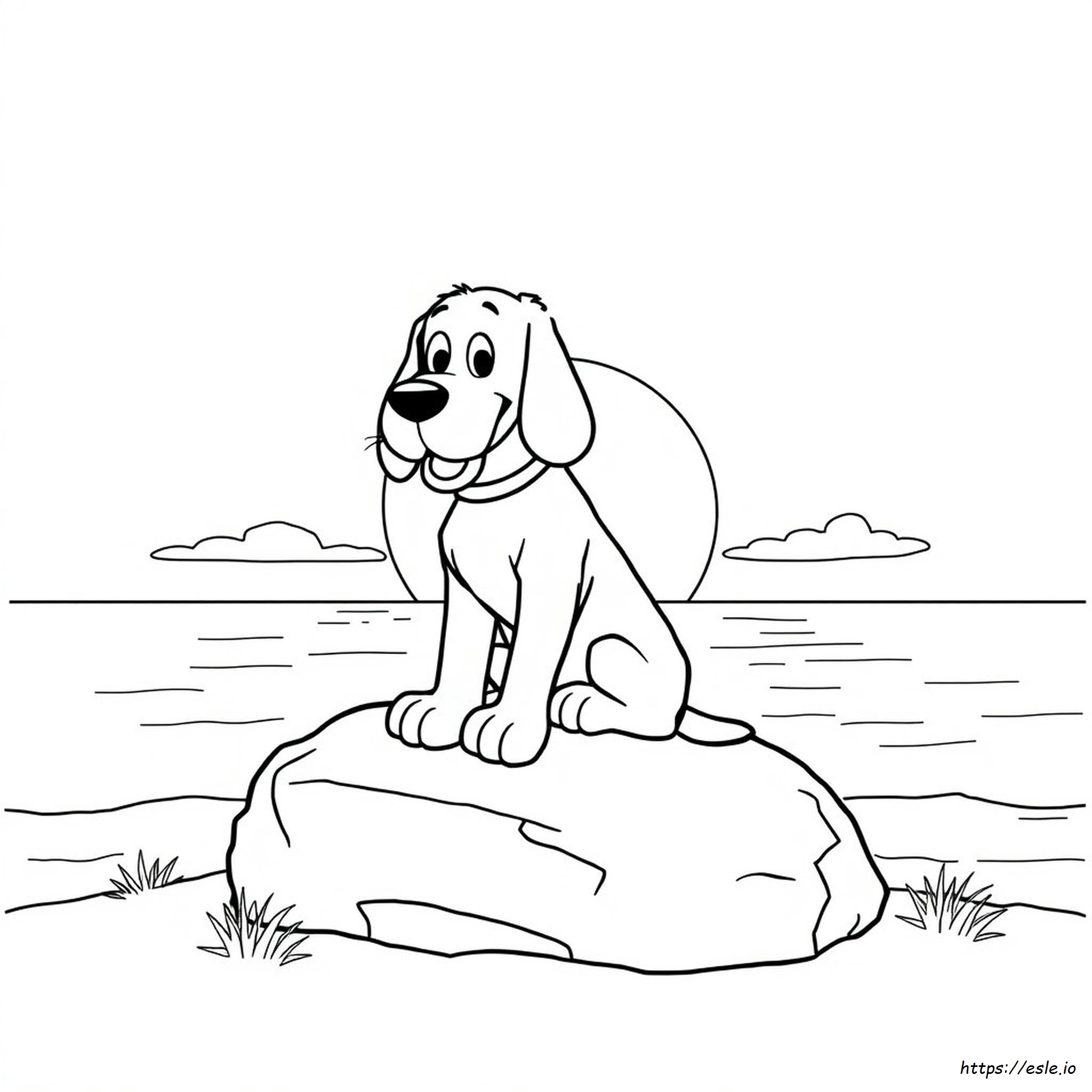 Clifford The Dog Coloring Page - Free Printable PDF