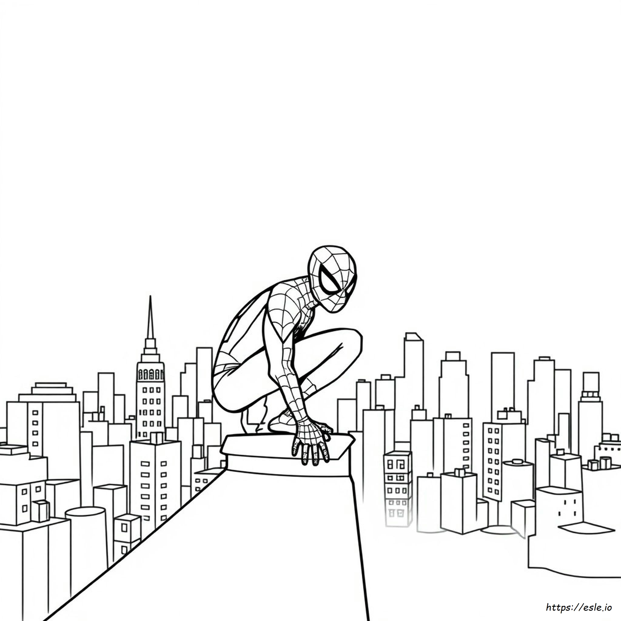 Pequeno Homem-Aranha Para Colorir