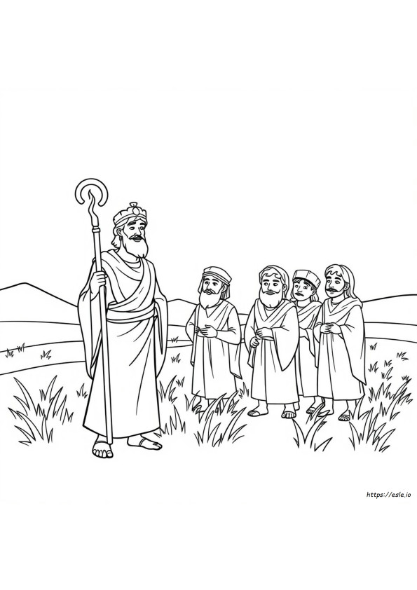 Desene De Colorat Cu Iosif Și Frații Săi