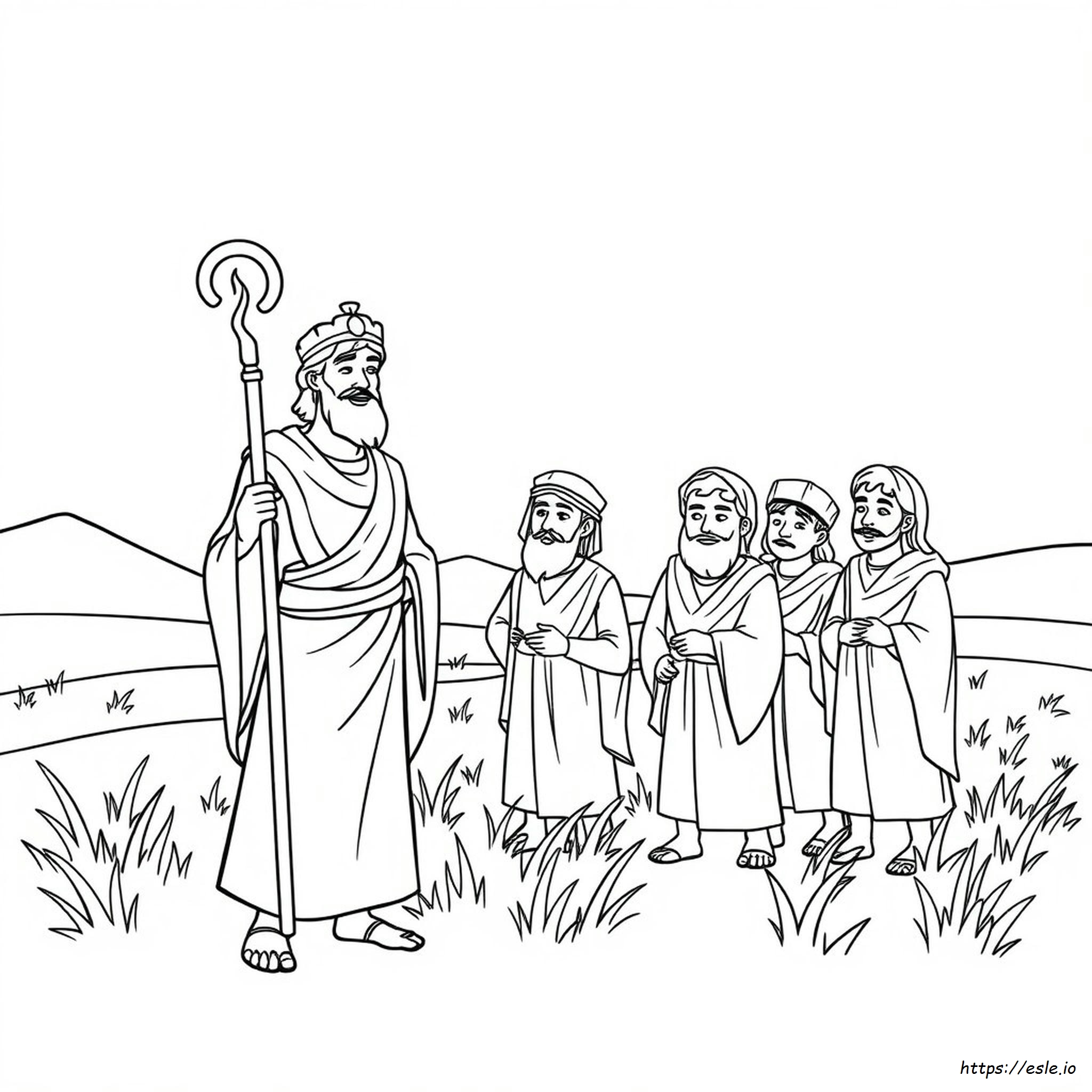 Gambar Mewarnai Yusuf Dan Saudara-Saudaranya