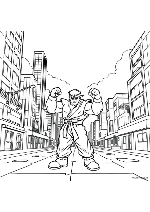 Street Fighter Ausmalbilder
