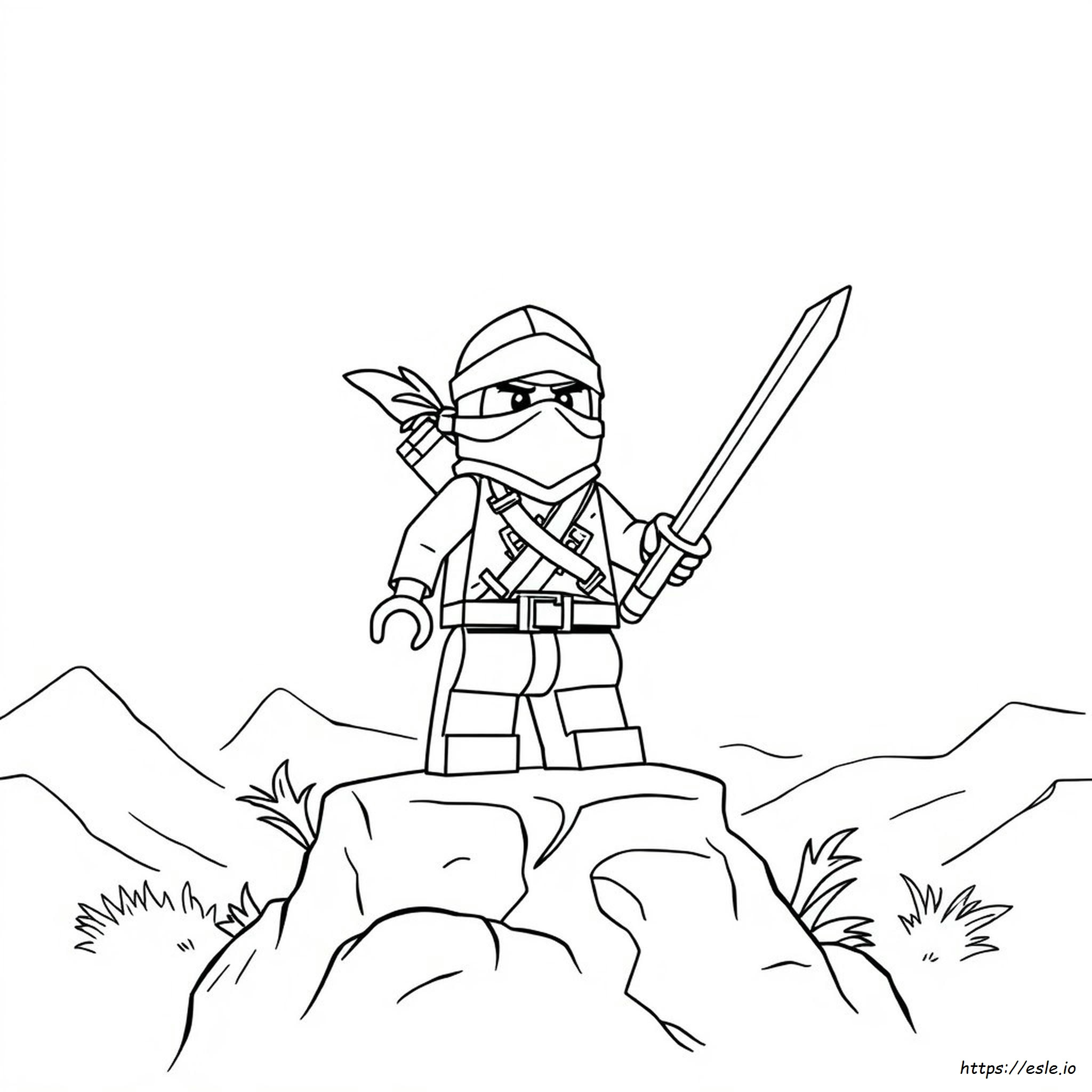 Fortnite Coloring Pages Ninja