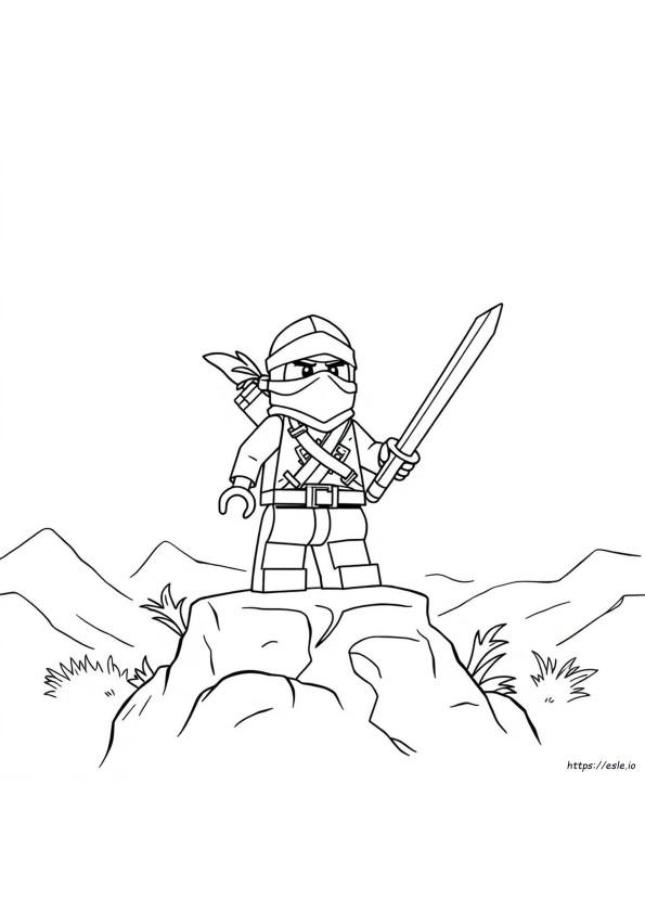 Fortnite Coloring Pages Ninja