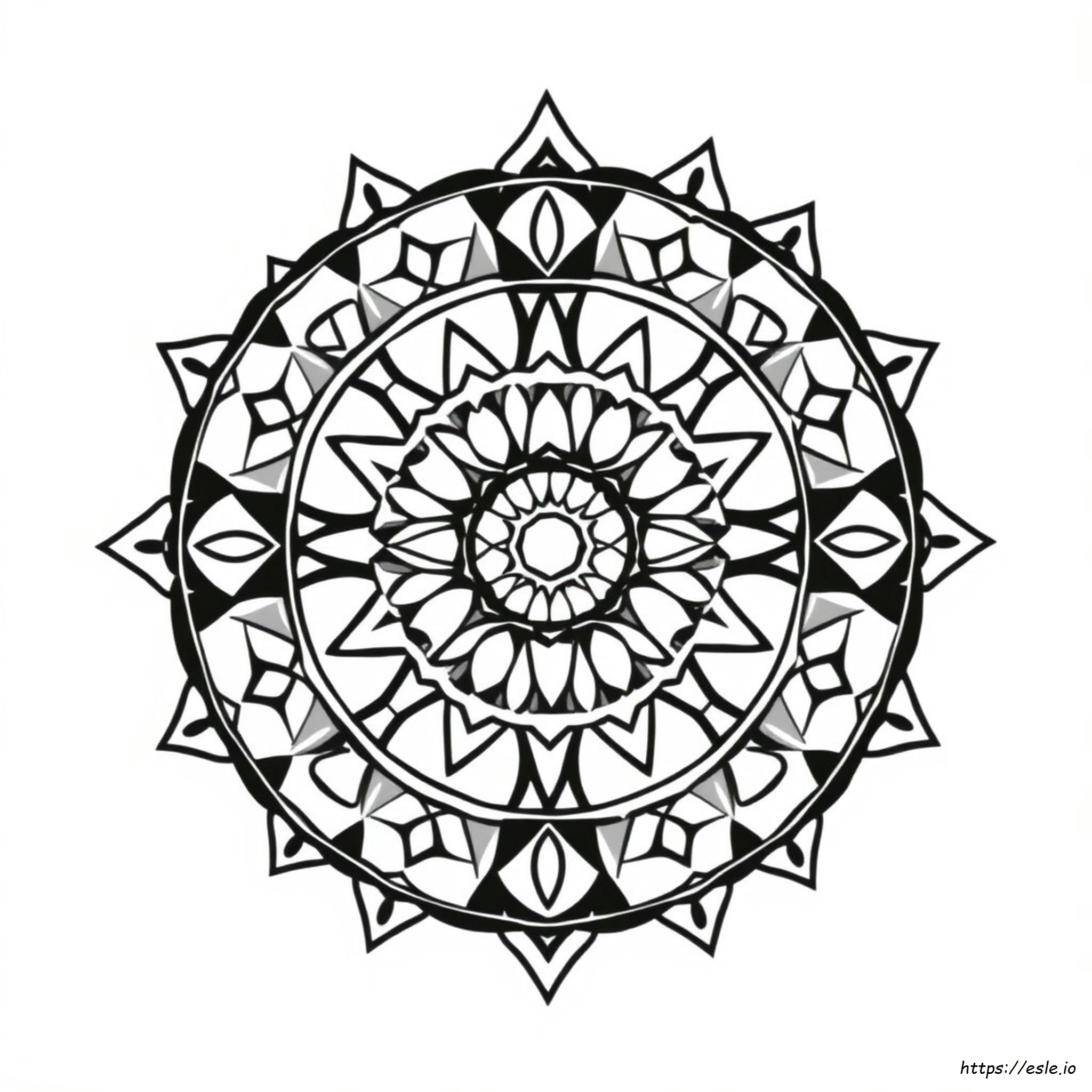 Native American Mandala Coloring Pages