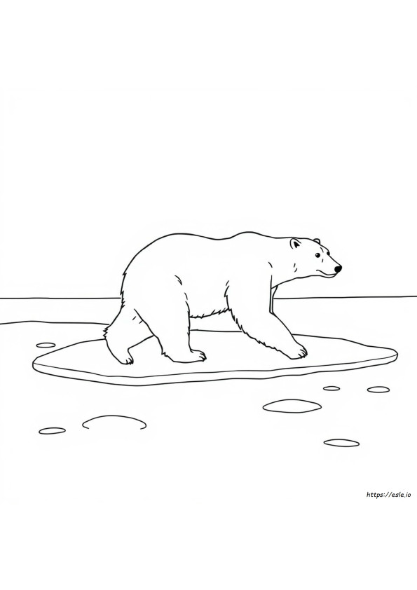 Coloriage Ours Polaire