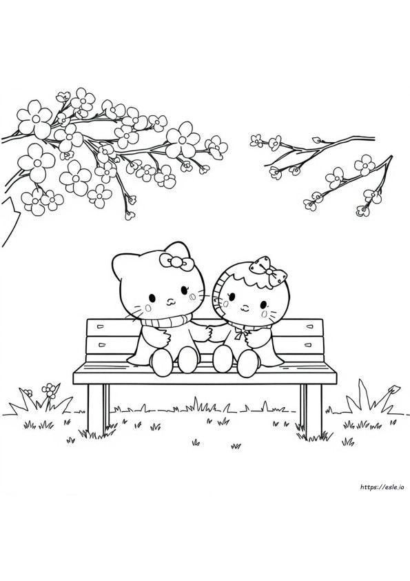 Friends Coloring Pages Mewarnai Sanrio Character