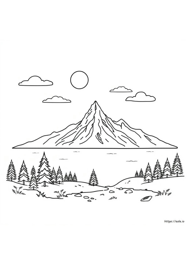 Mountain Coloring Pages Pdf