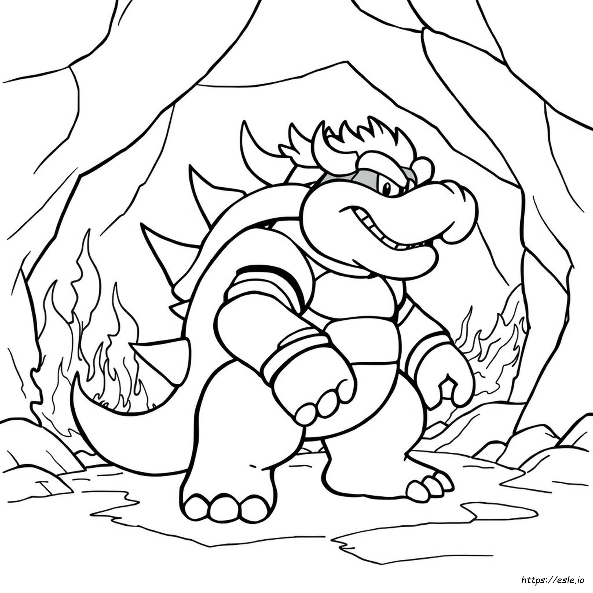 Coloring Pictures Of Bowser - Free Printable
