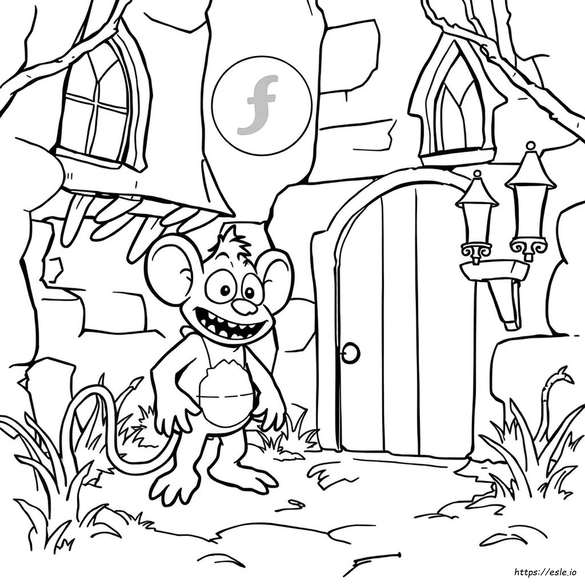 Leonardo The Terrible Monster Coloring Page