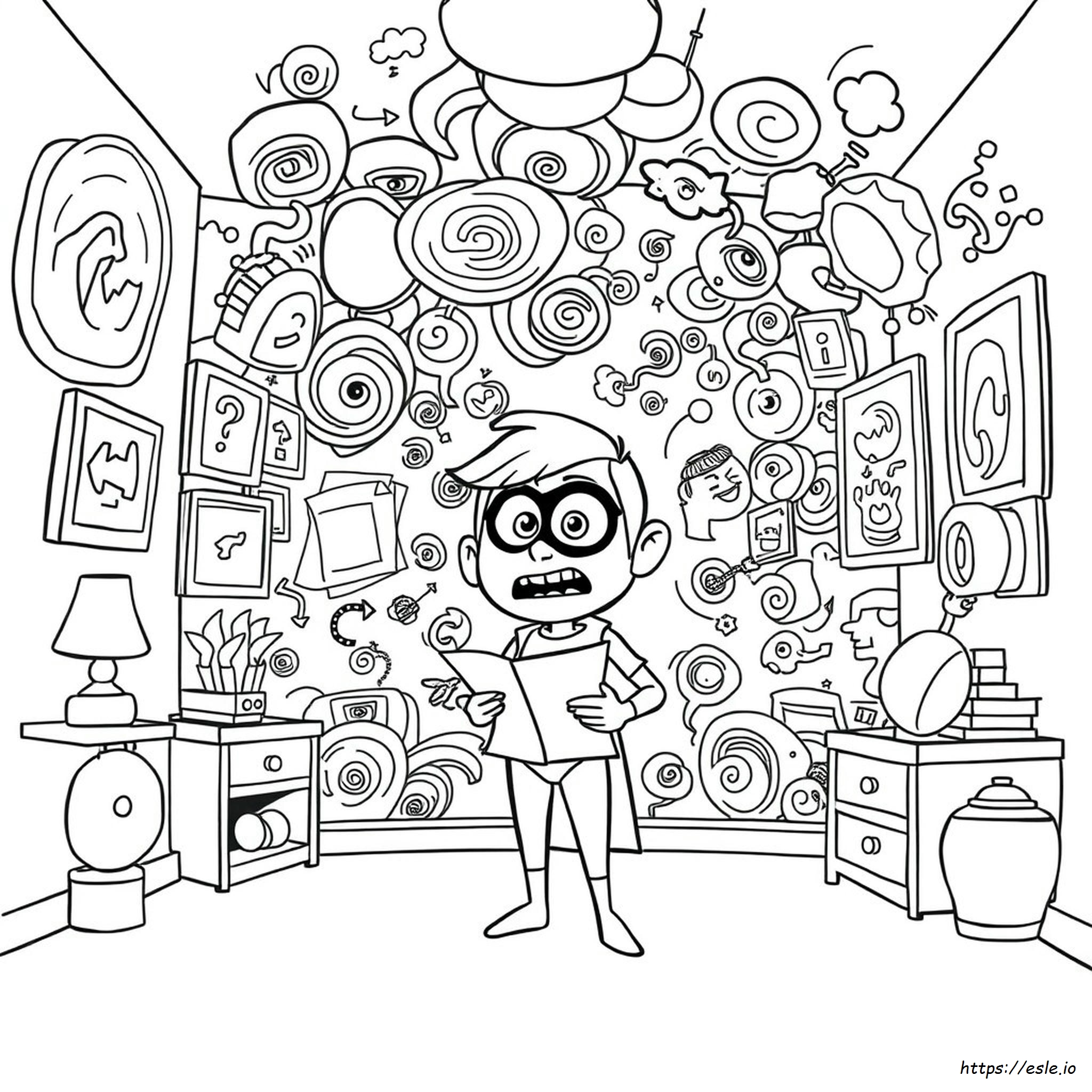 Paura Di Inside Out Da Colorare