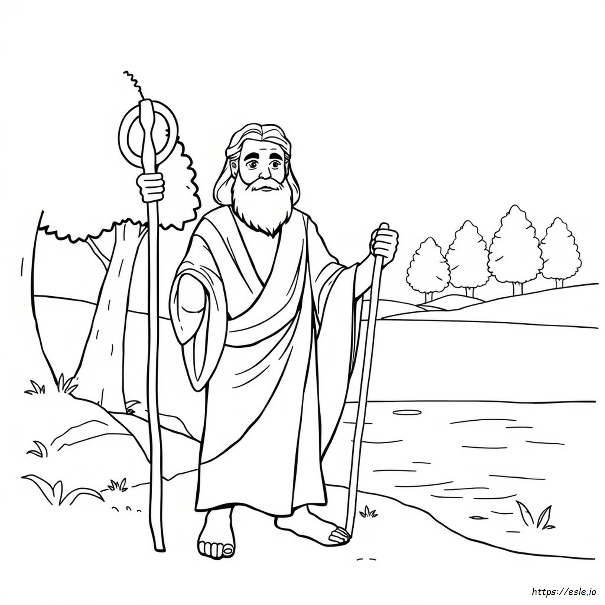 John The Baptist Coloring Sheet