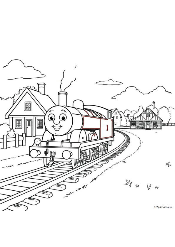 Thomas The Train Coloring Sheets