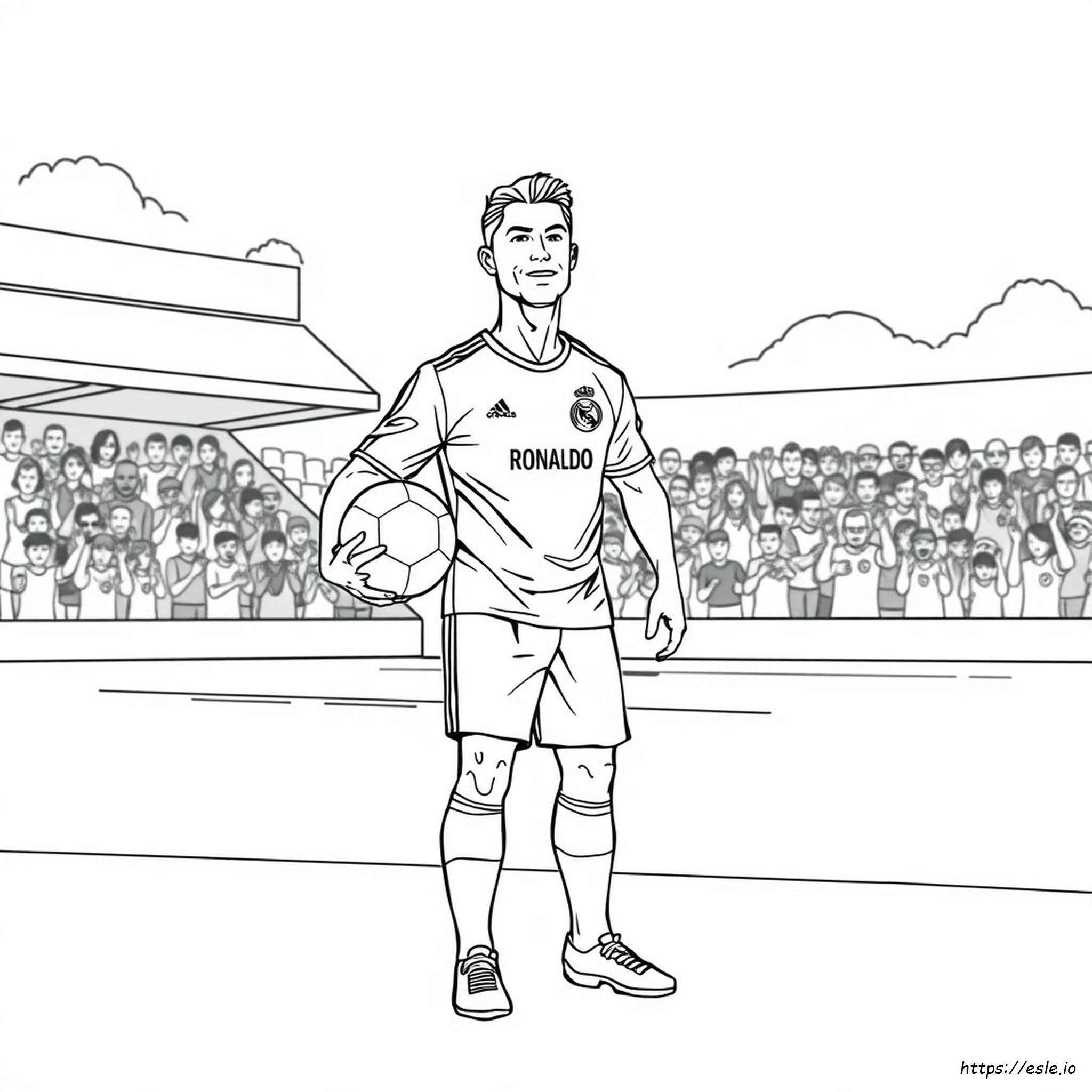 Dibujos De Ronaldo Para Colorear