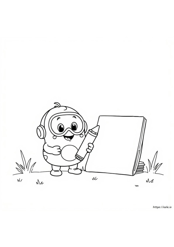 ミニ塗り絵PDF