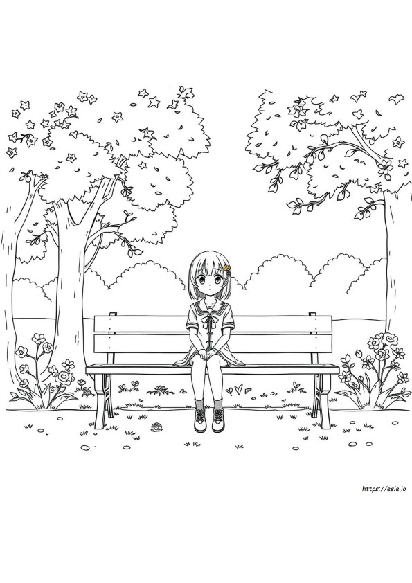 アニメの無料ぬりえ