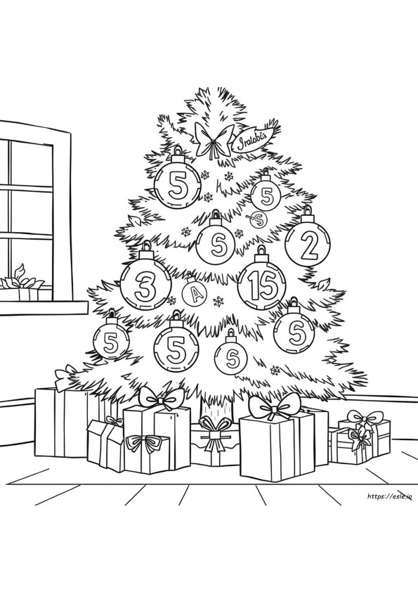 Christmas Coloring Pages With Numbers
