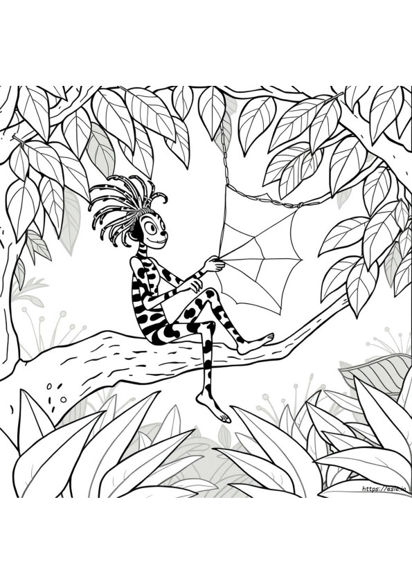 Anansi Coloring Sheet
