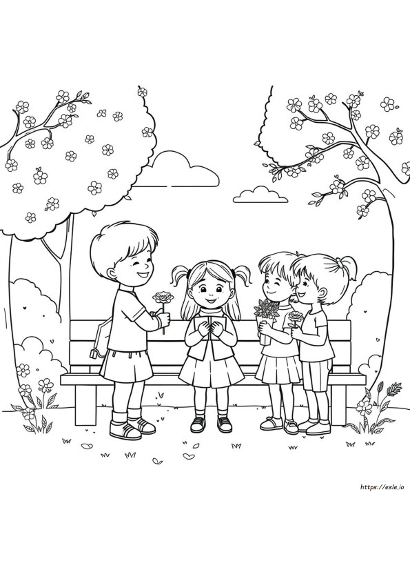 Kindness Day Coloring Pages