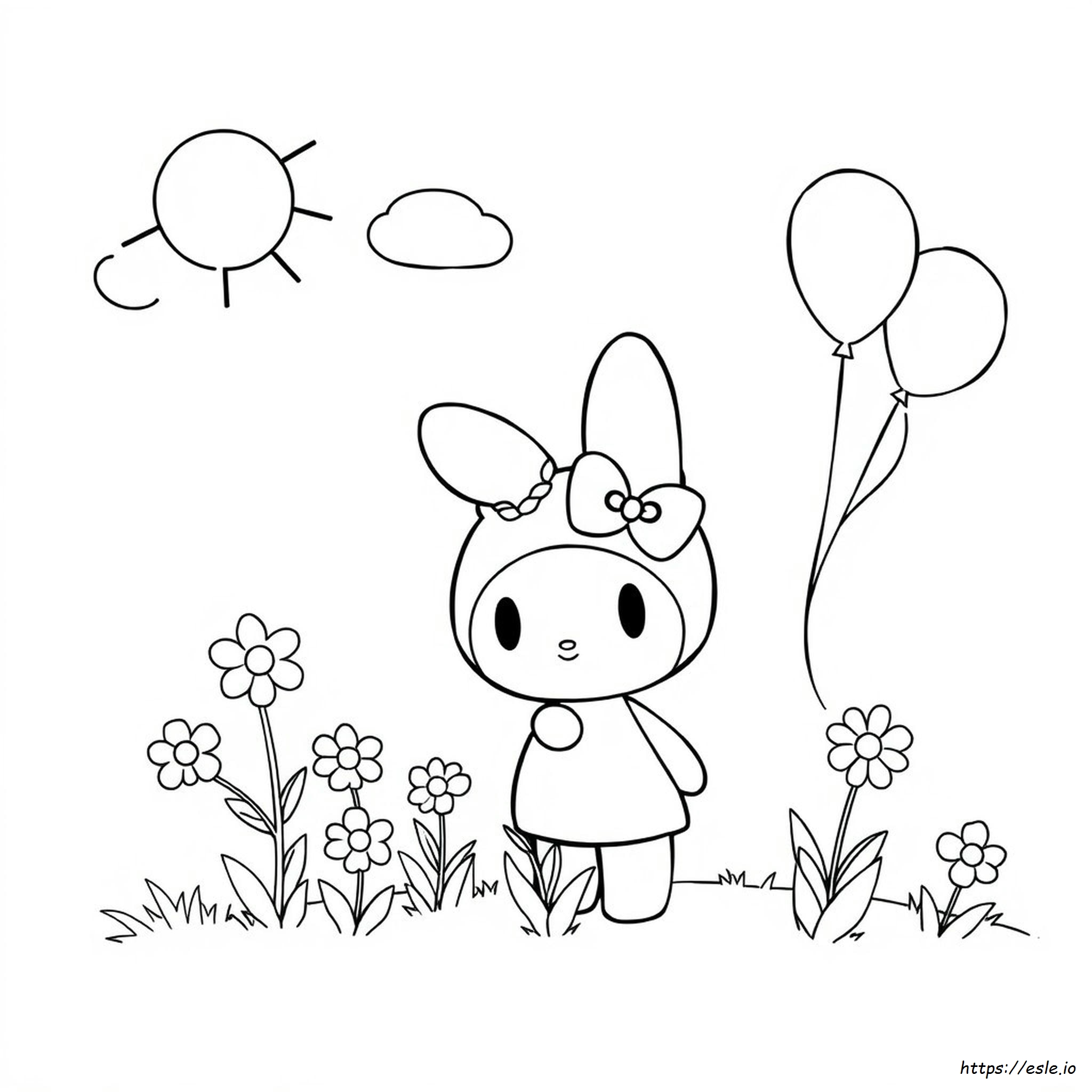 My Melody Colouring Pages Printable