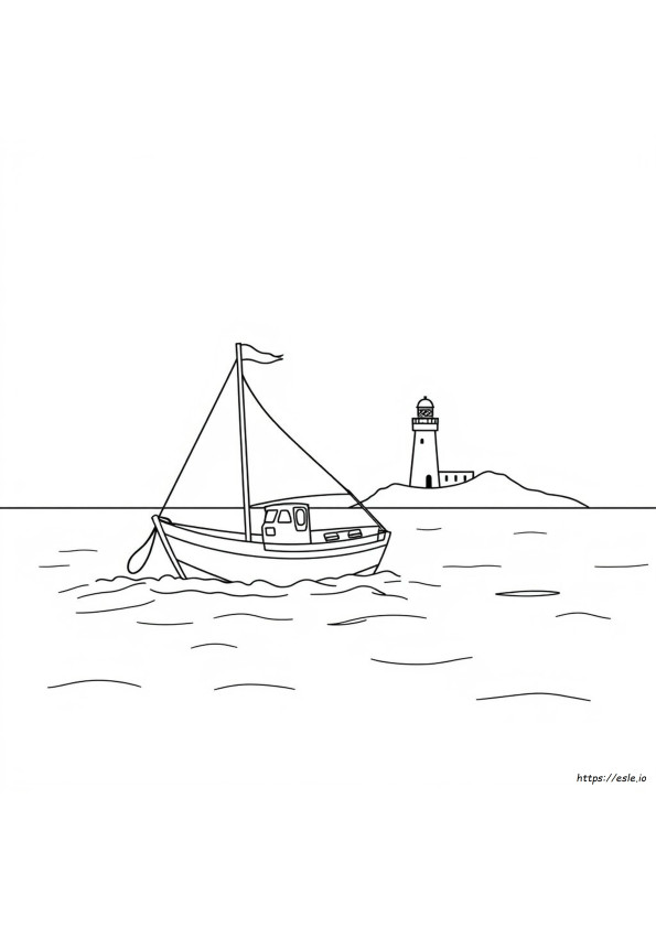 Printable Coloring Pages Of Boats