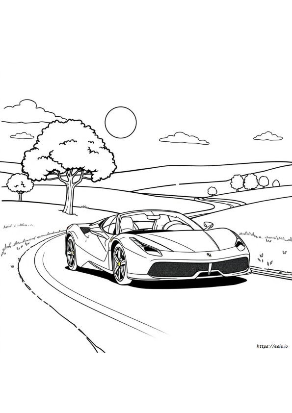Ferrari Colouring