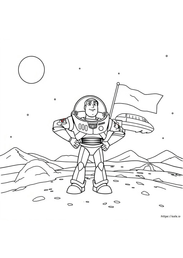 Buzz Lightyear Színező Oldalak Ingyenesen Nyomtatható