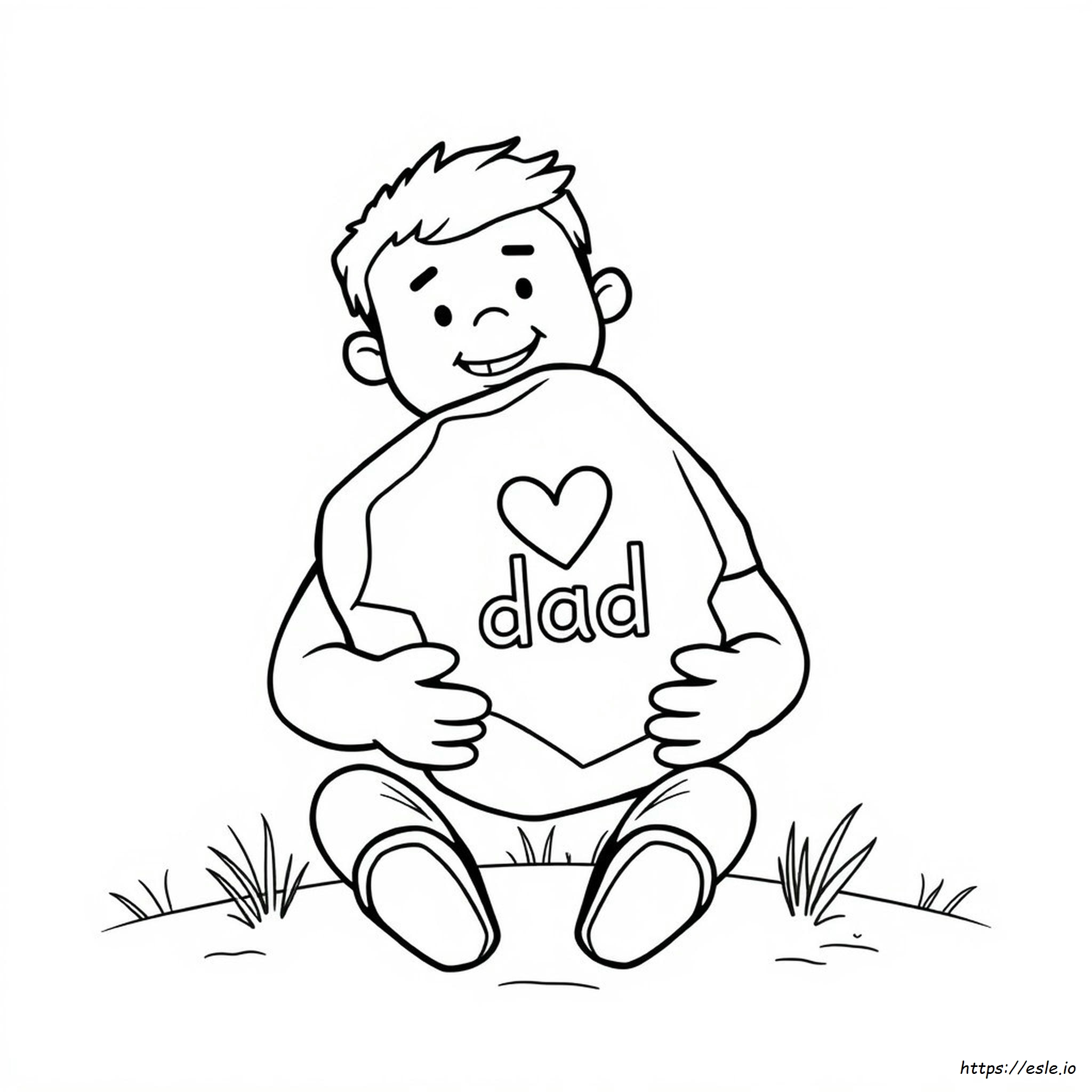 Desenho Meu Papai É Demais Para Colorir