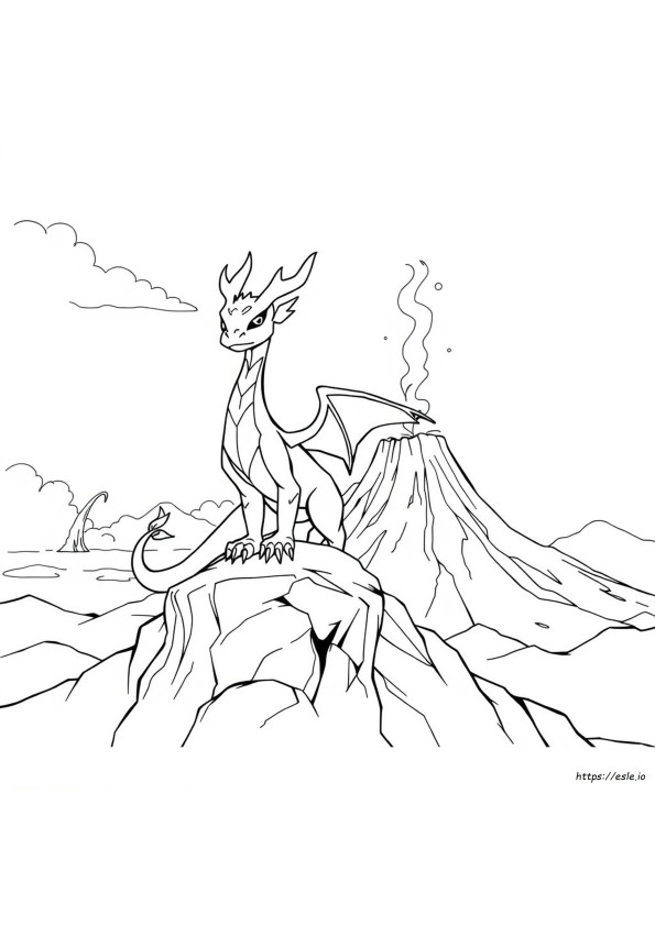 Sisu Dragon Coloring Page