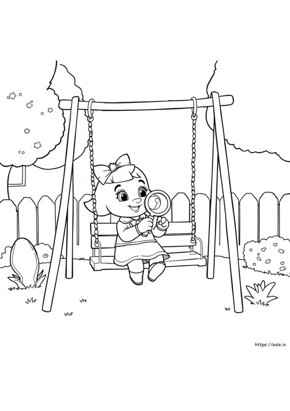 Tasha Backyardigans Para Colorir
