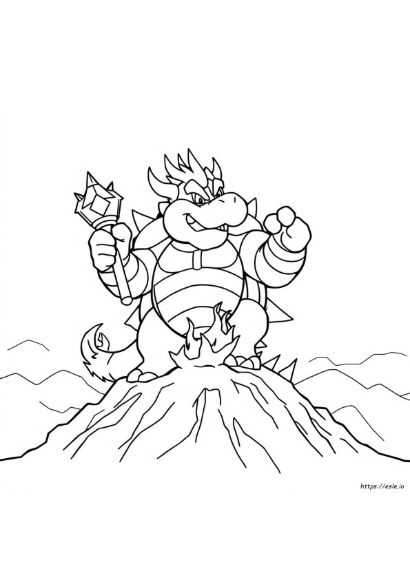 Bowzer Coloring Page