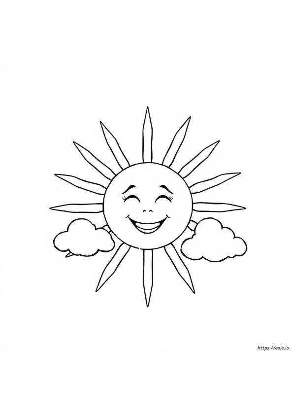 Immagine Del Sole Da Colorare