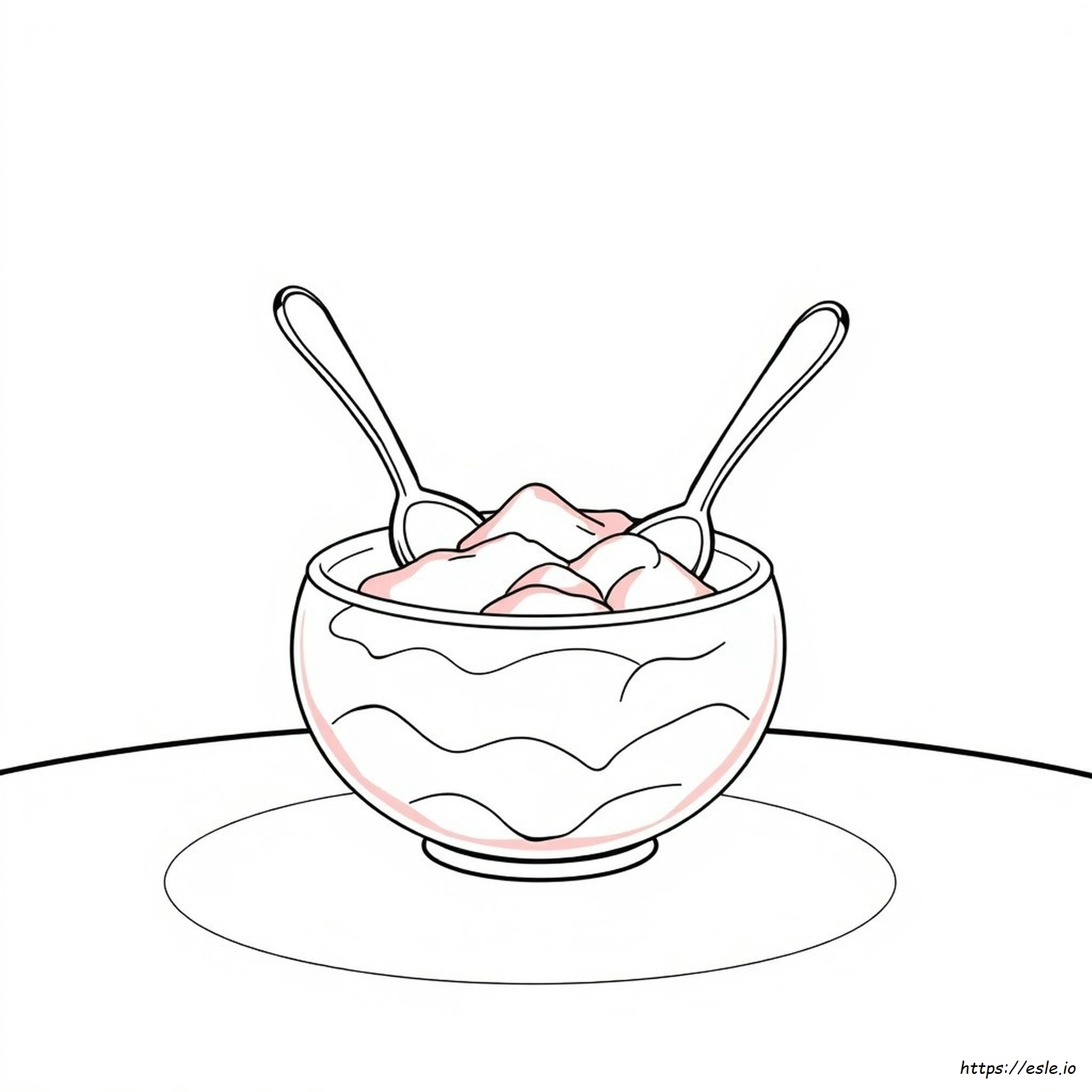 Pink Gel Food Coloring Coloring Page