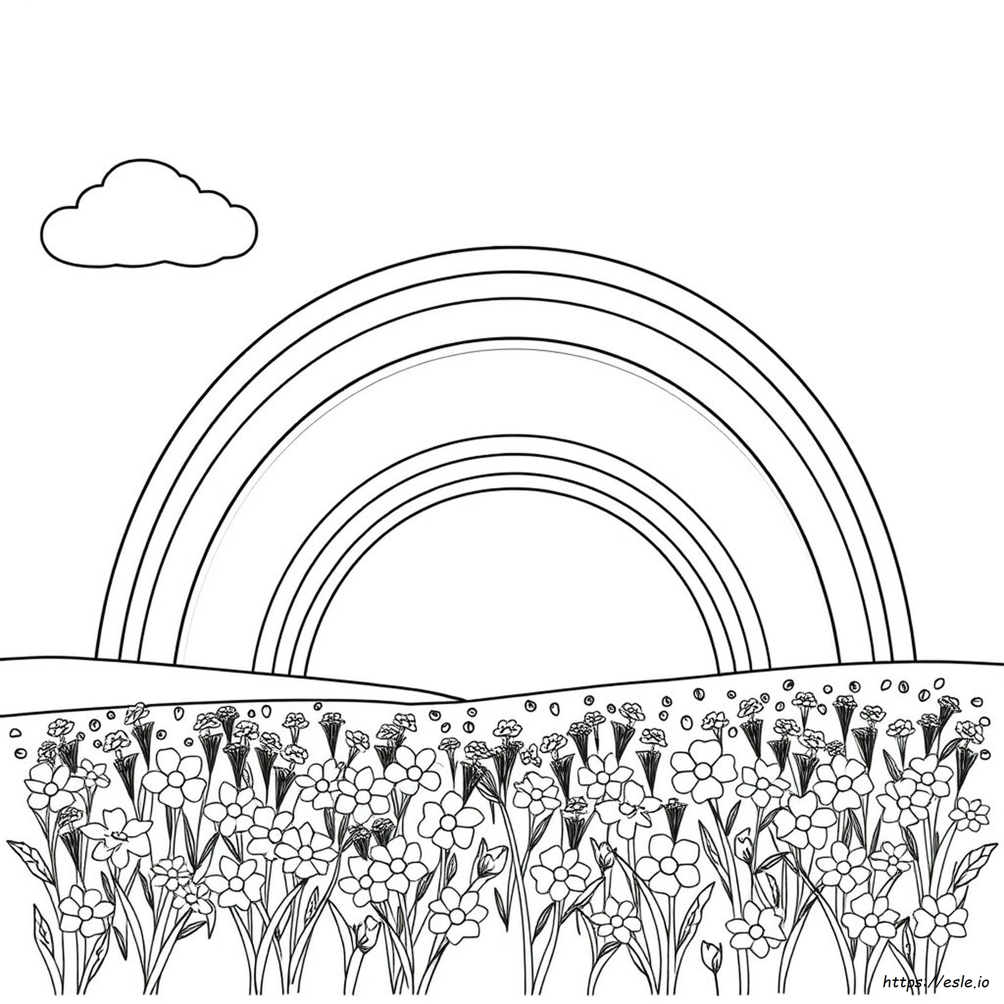 Coloriage Arc-En-Ciel À Imprimer - Dessin Gratuit