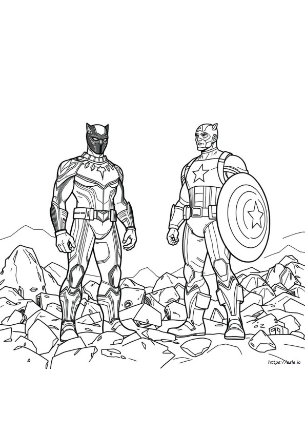 Infinity War Black Panther Coloring Pages