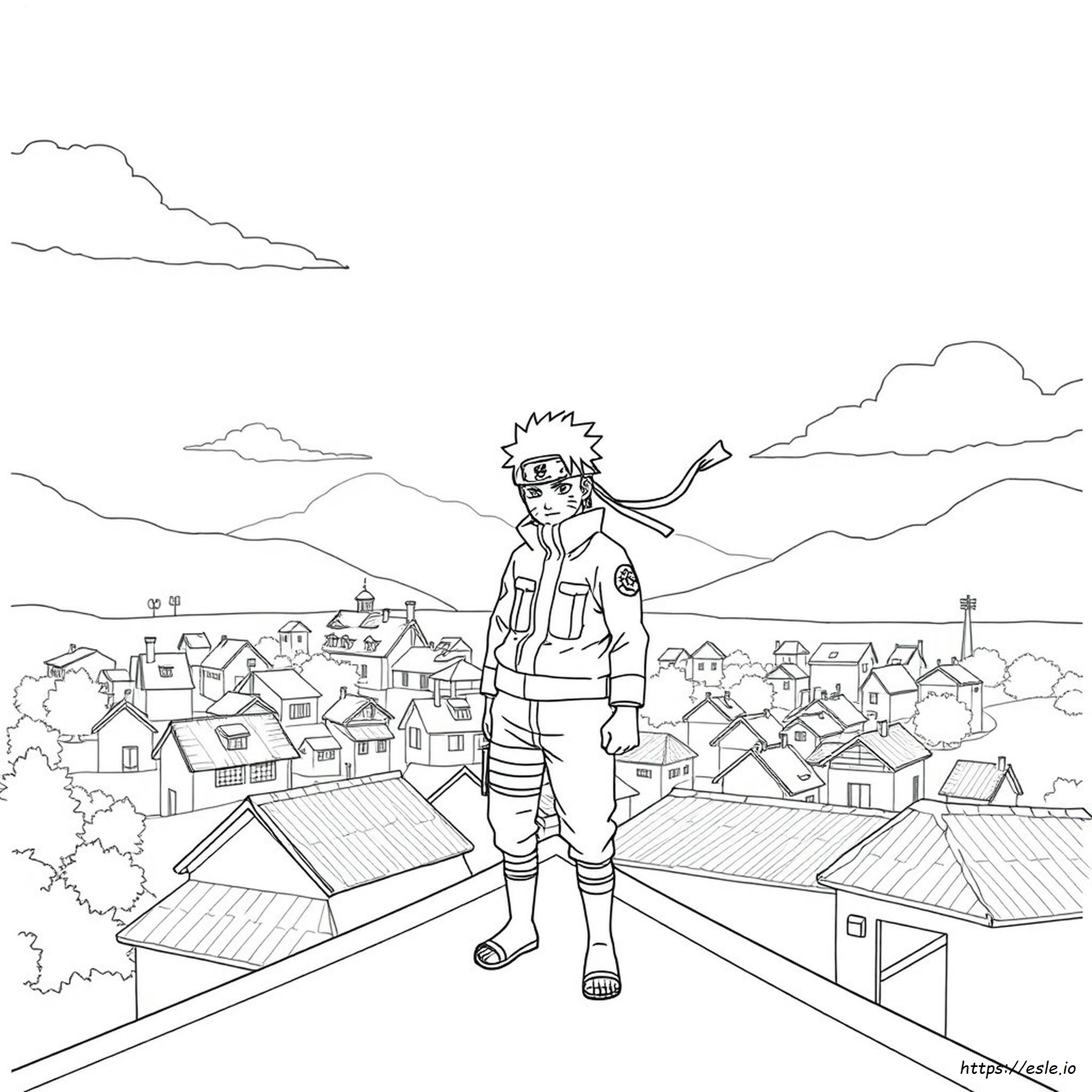 Coloriage Naruto à imprimer