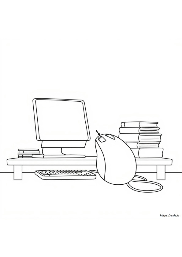 Computermaus Ausmalbilder
