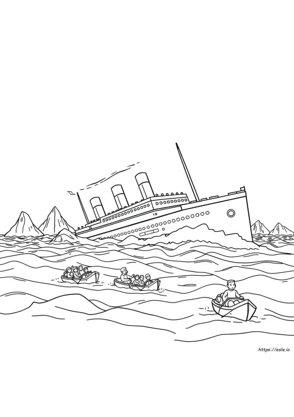 Coloring Pages Of Titanic