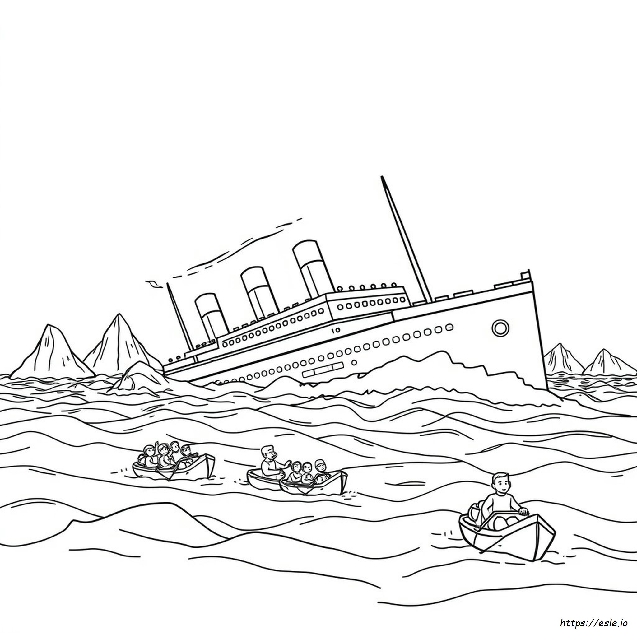 Disegni Da Colorare Del Titanic