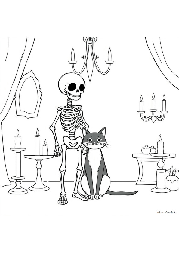 Gatto Sans Da Colorare