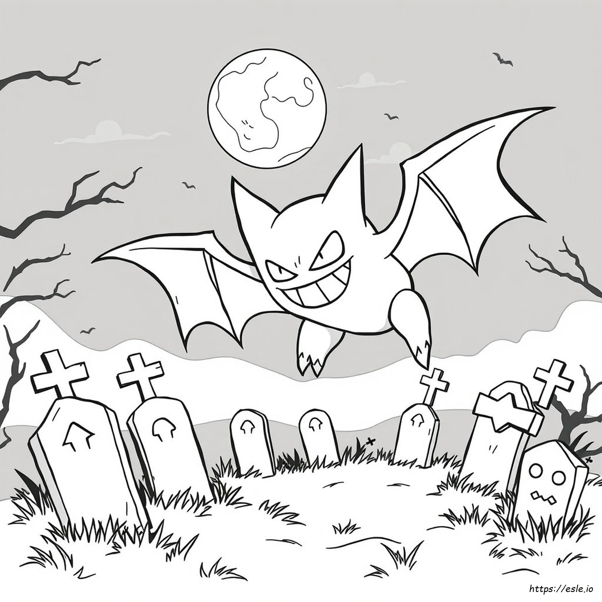 Gengar Da Colorare Gratis