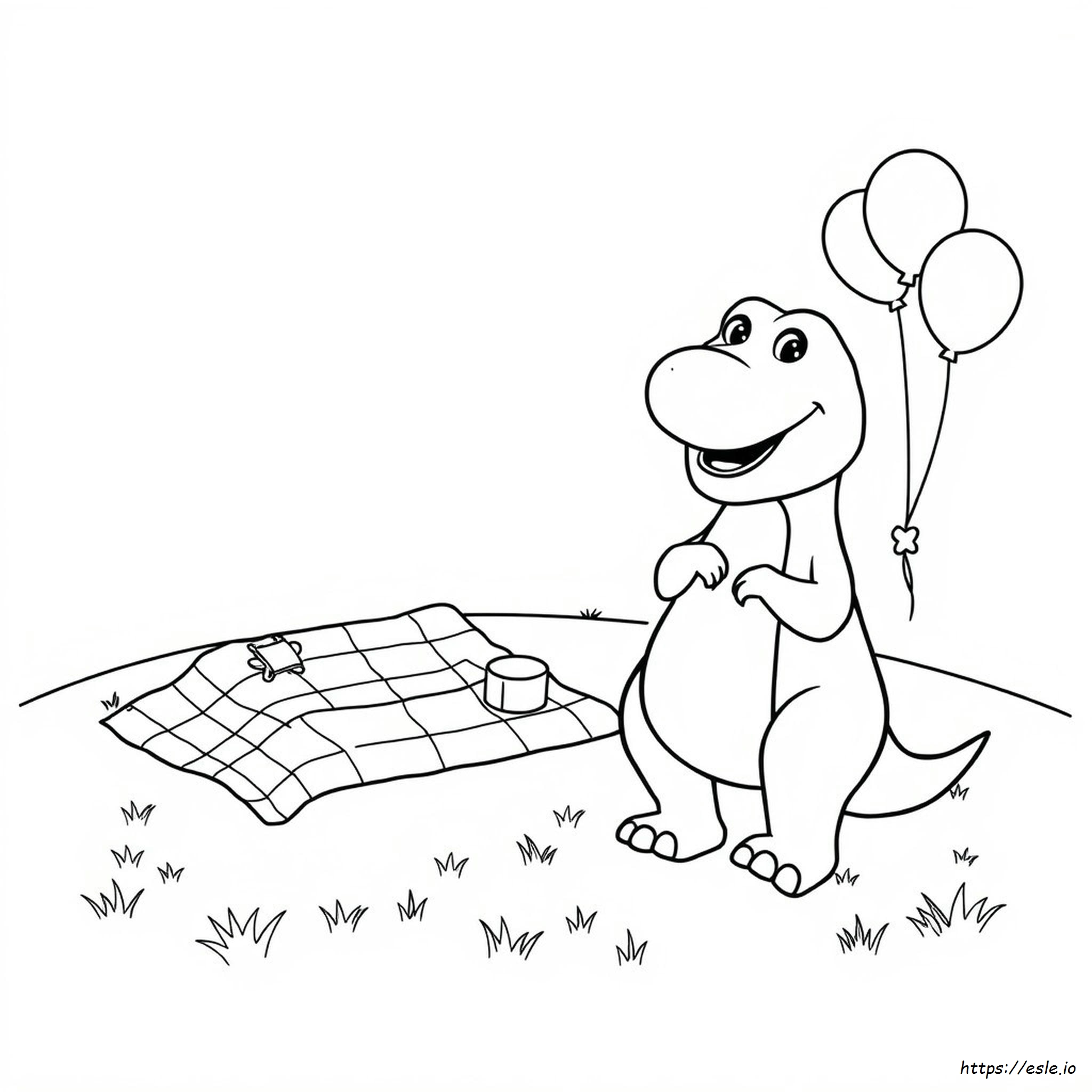 Printable Barney Coloring Pages - Free PDF Download