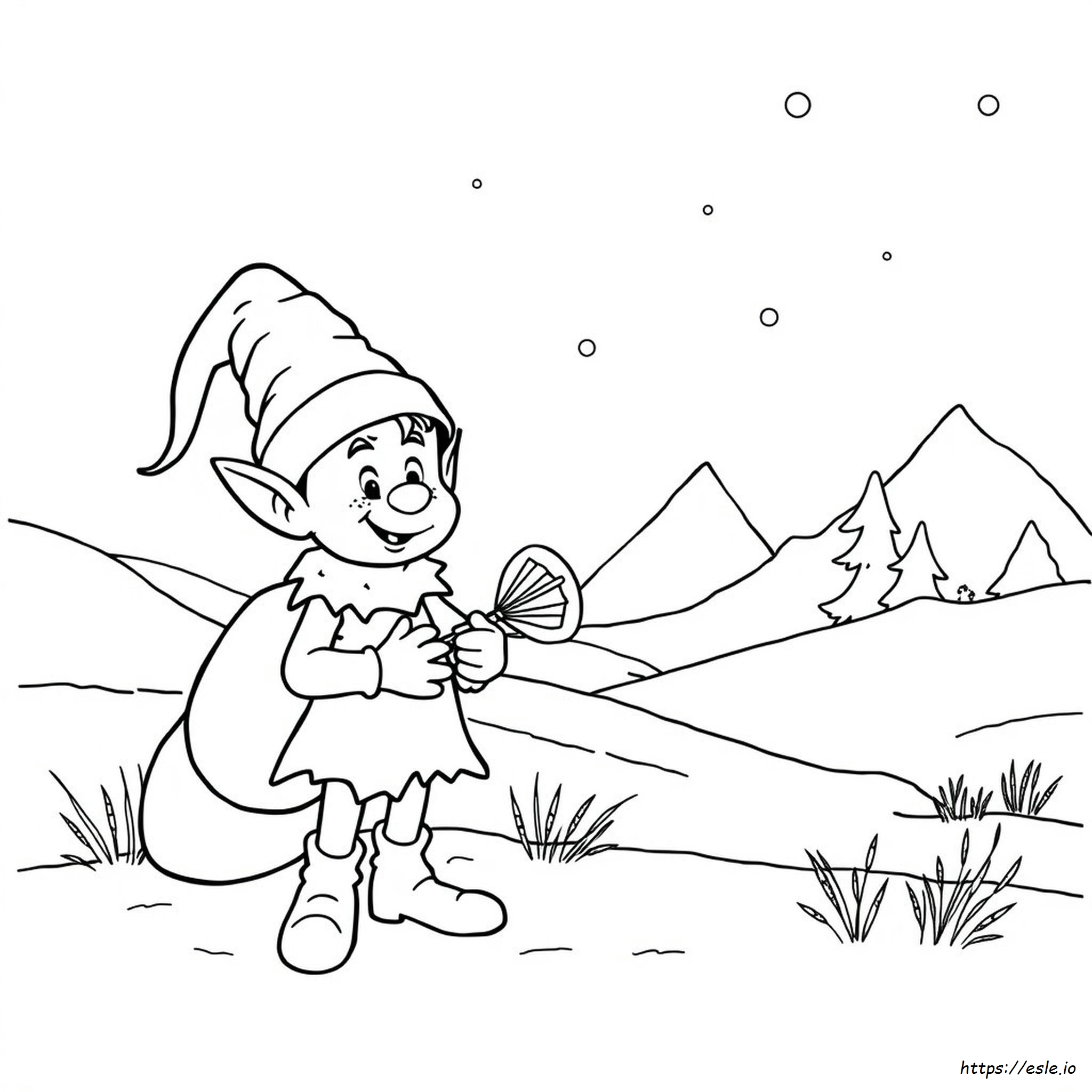 Hermey The Elf Coloring Page - Free Printable
