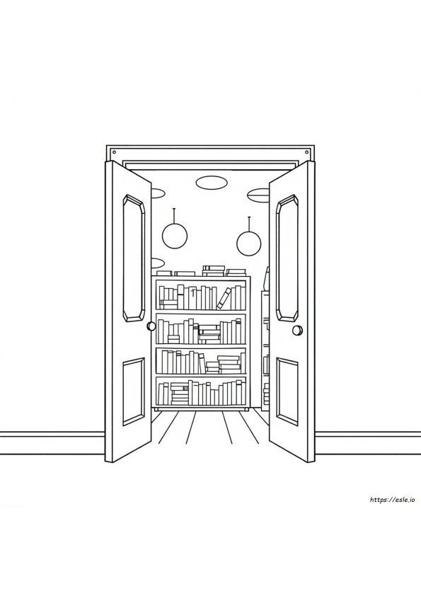 Buku Mewarnai Pintu