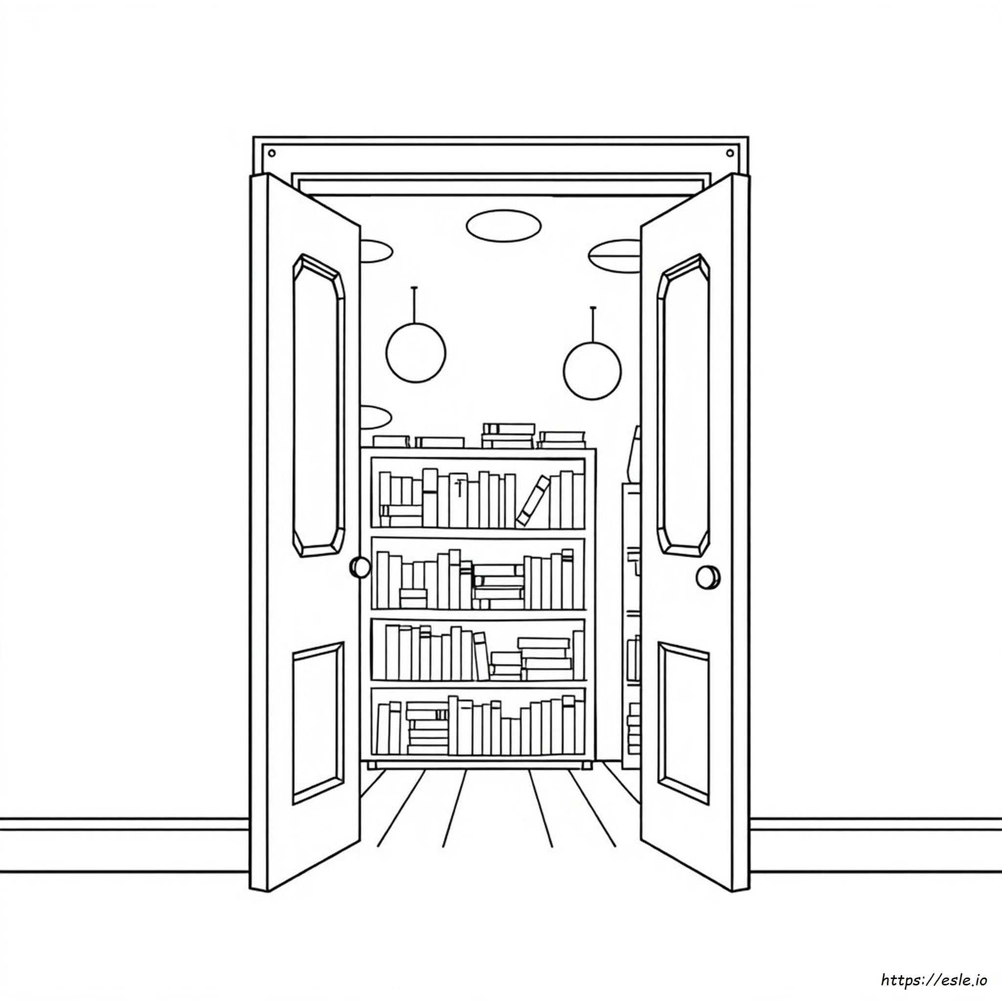 Buku Mewarnai Pintu
