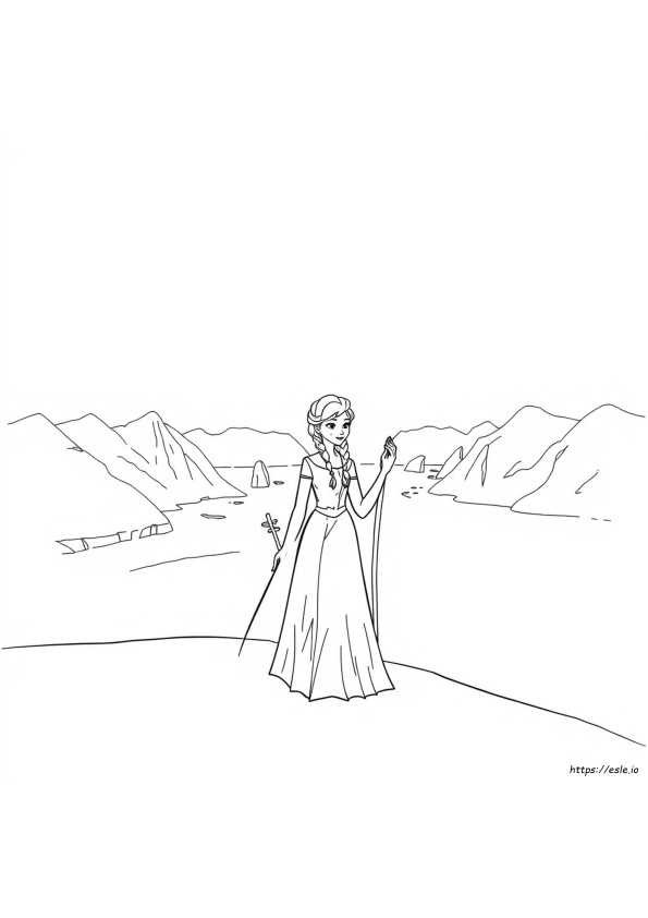 Elsa Coloring Pages Frozen 2 Ausmalbilder Elsa