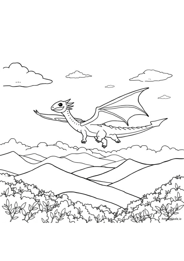 Dragonoid Da Colorare