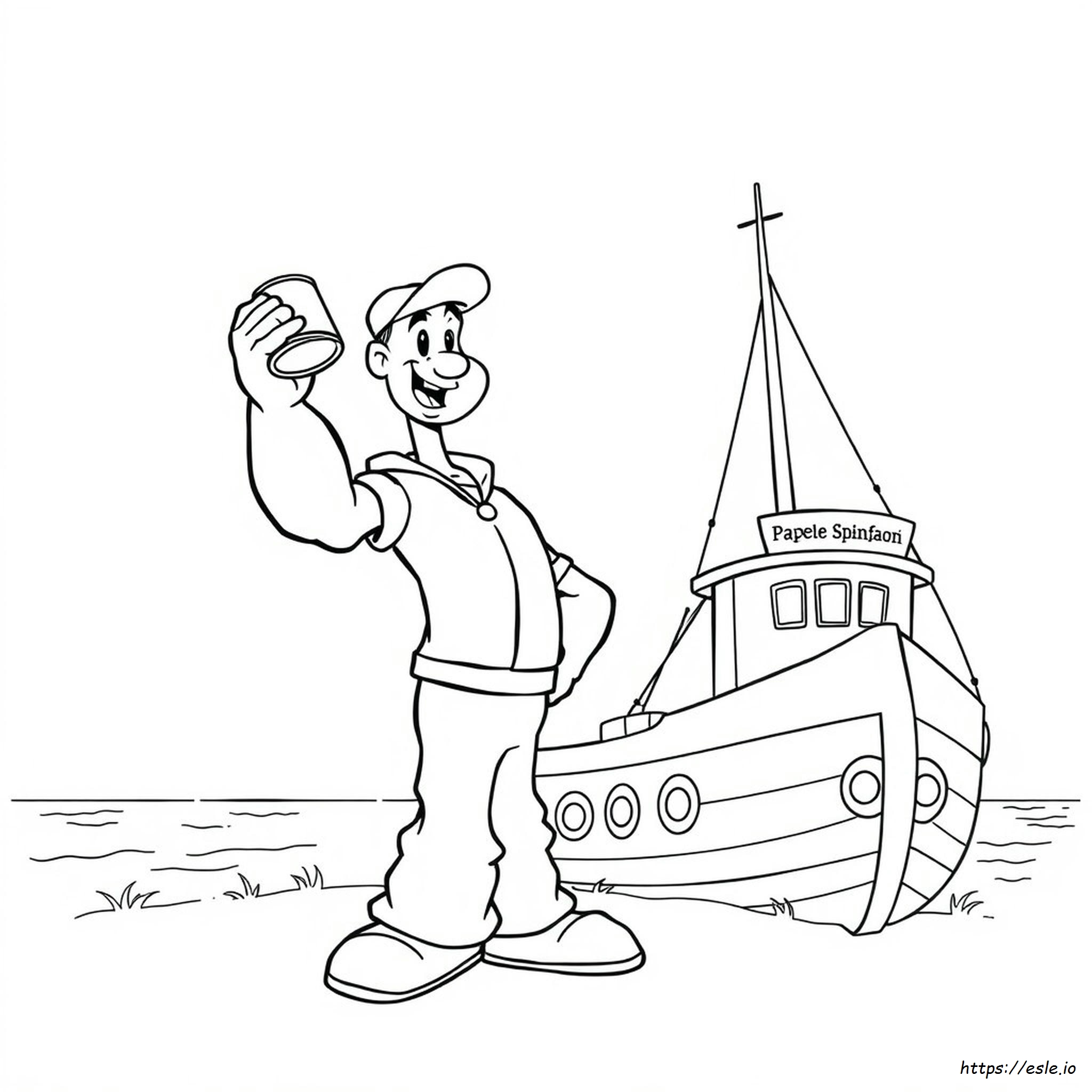 Popeye Coloring Book
