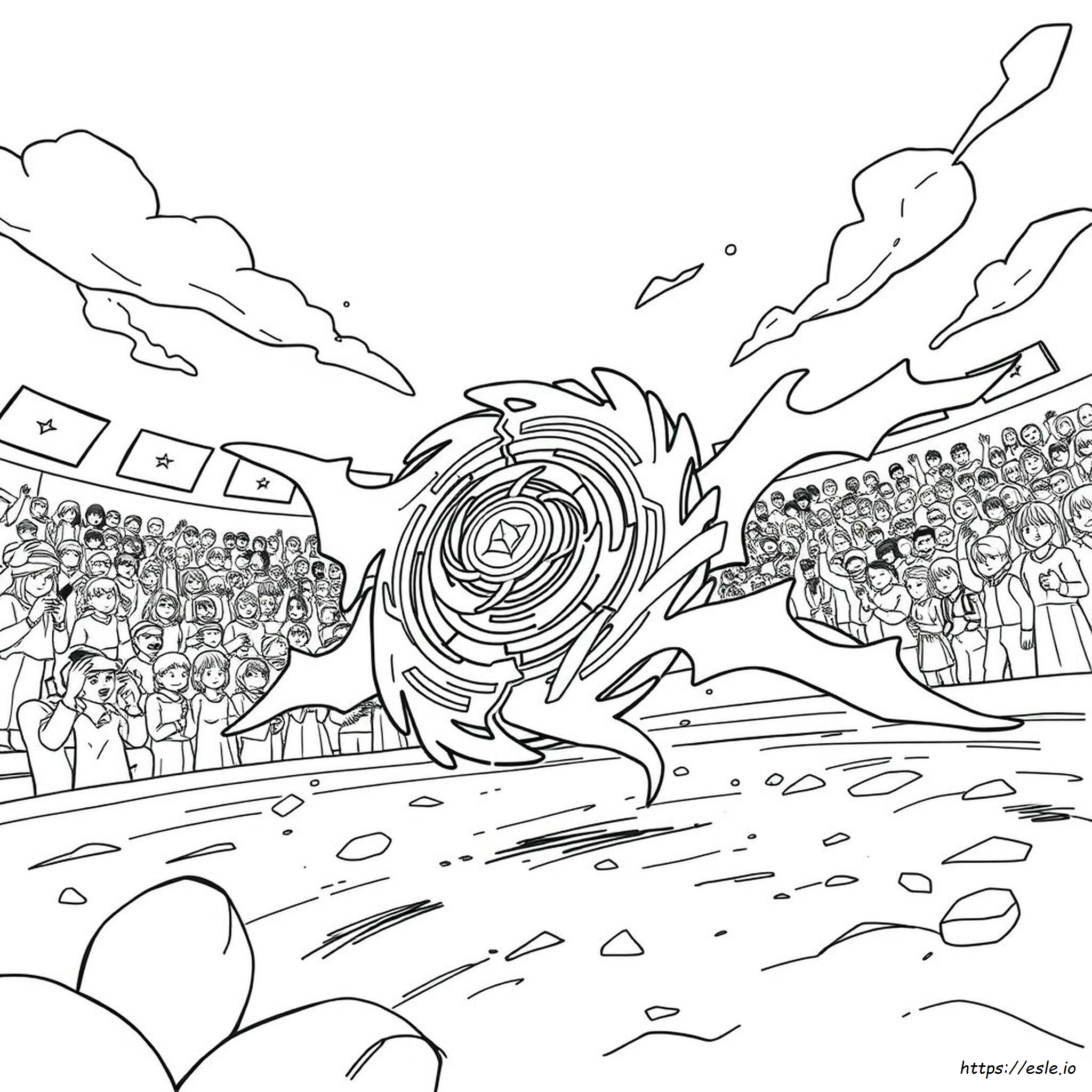 Valtryek Spryzen Beyblade Coloring Pages