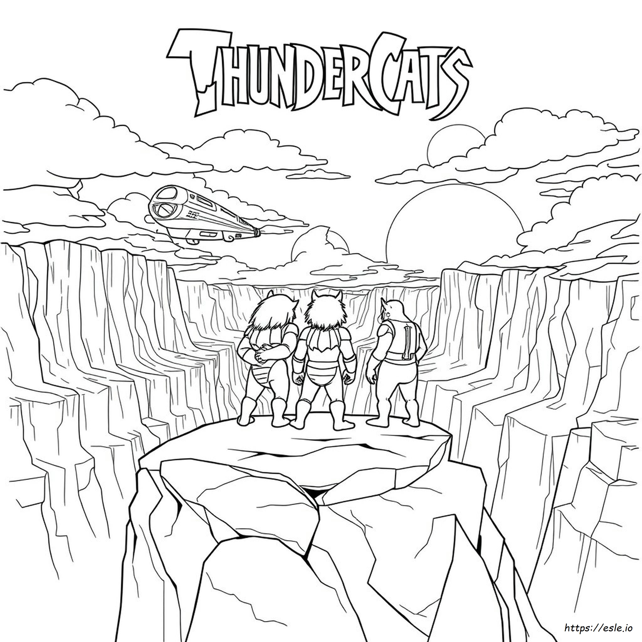 Halaman Mewarnai Thundercats Untuk Dicetak