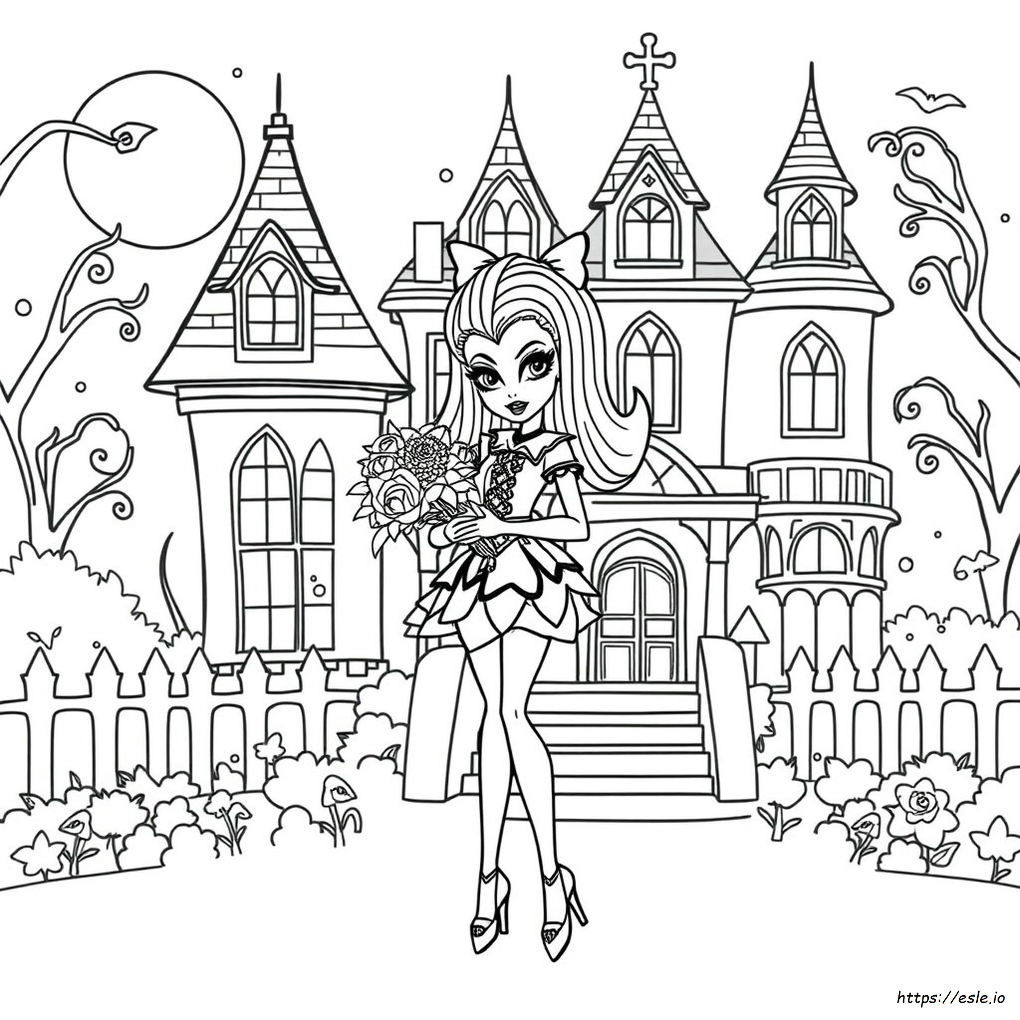 Draculaura Printable Draculaura Monster High Coloring Pages